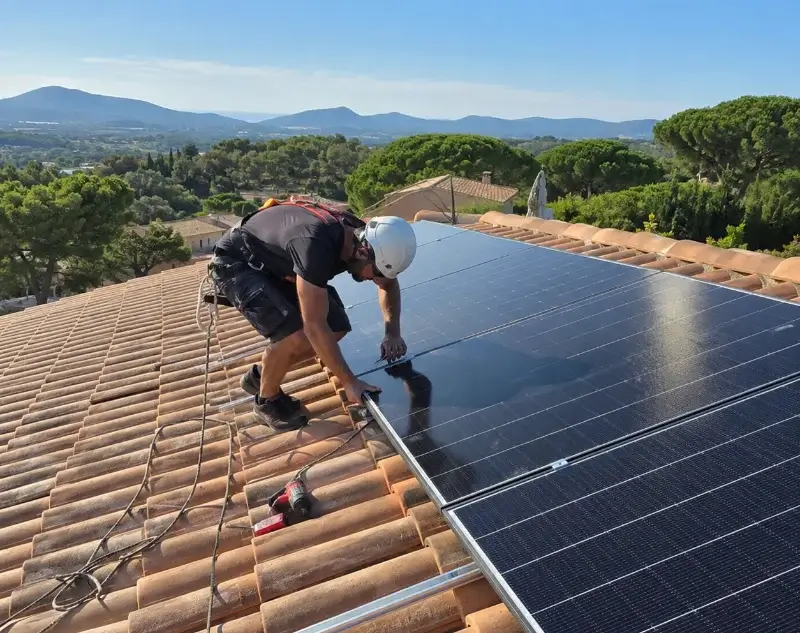 Installateur panneaux solaires Les Mayons — pose photovoltaïque sur toiture