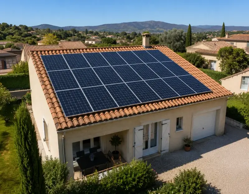 Prime à l'autoconsommation panneaux solaires Les Mayons — aide financière de l'État
